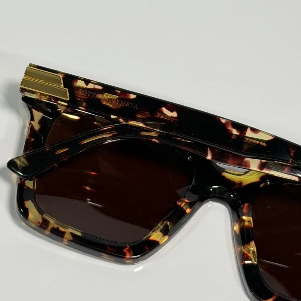 Bottega Veneta Light Ribbon Square Sunglasses – Havana - Picture 10 of 14